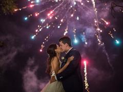 Wedding fireworks displays from £600